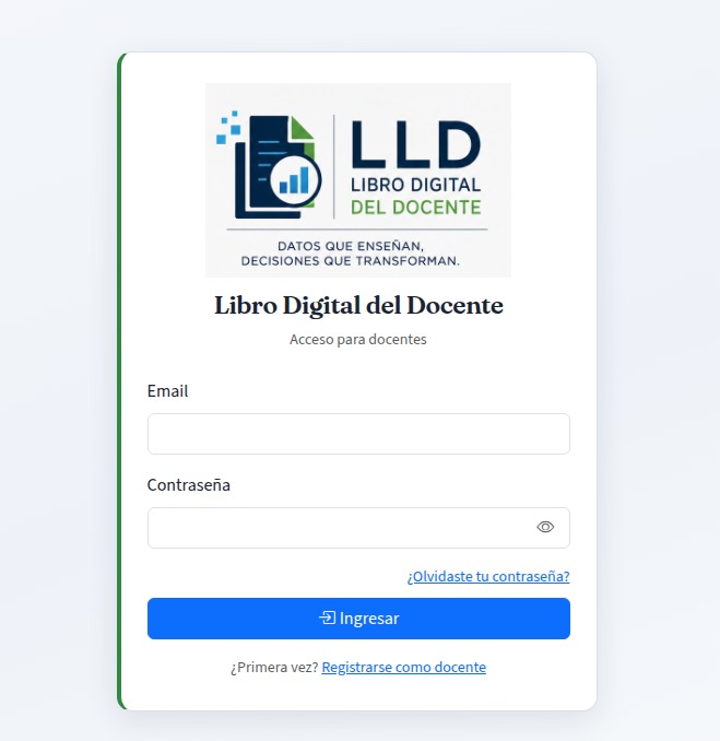 Acceso al Libro Digital del Docente